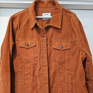 Old Navy Orange Corduroy Jacket